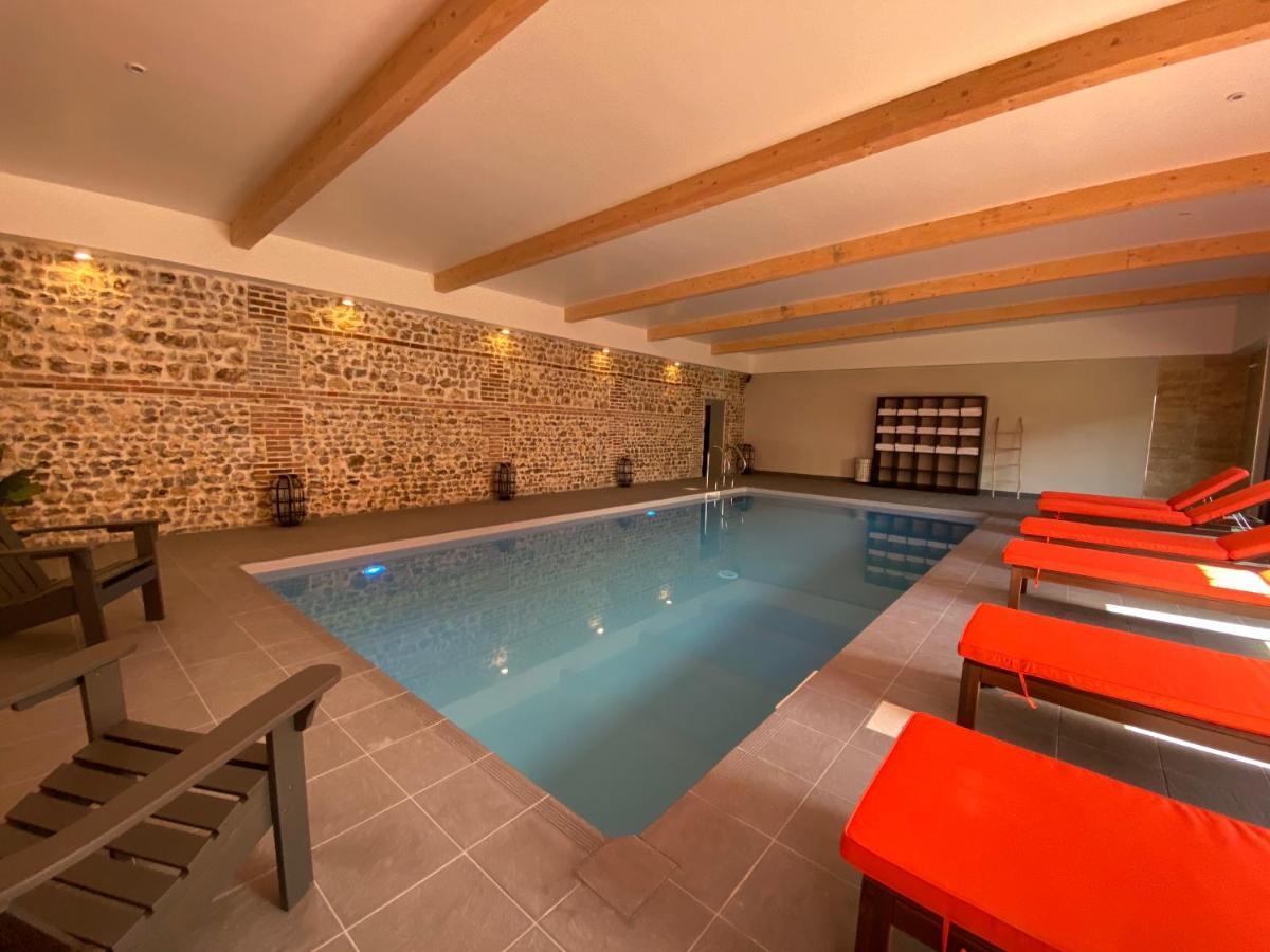 Hotel-Spa-Piscine Le Petit Castel Beuzeville-Honfleur Kültér fotó